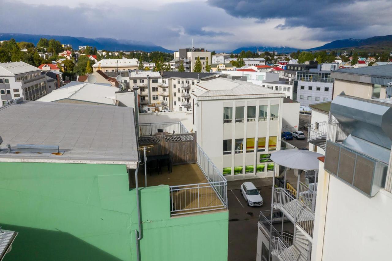 Apartmán Penthouse On The Main Street, Town Center Akureyri Exteriér fotografie